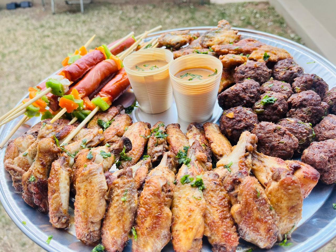 Catered spread